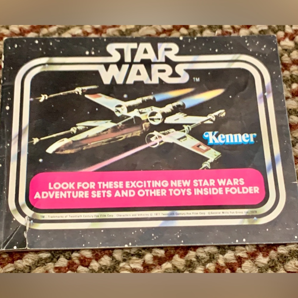 1978 Vintage Kenner Star Wars Character Order Form Booklet